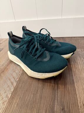 Allbirds Wool Flyer Mizzle Women’s Running Shoes Emerald Green Sz 9  GUC